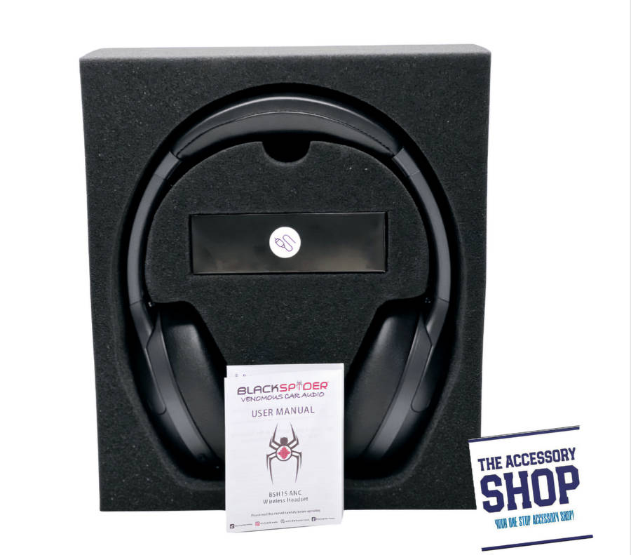 Headphones Blackspider BSH15 ANC Active Noise Cancelling Bluetooth