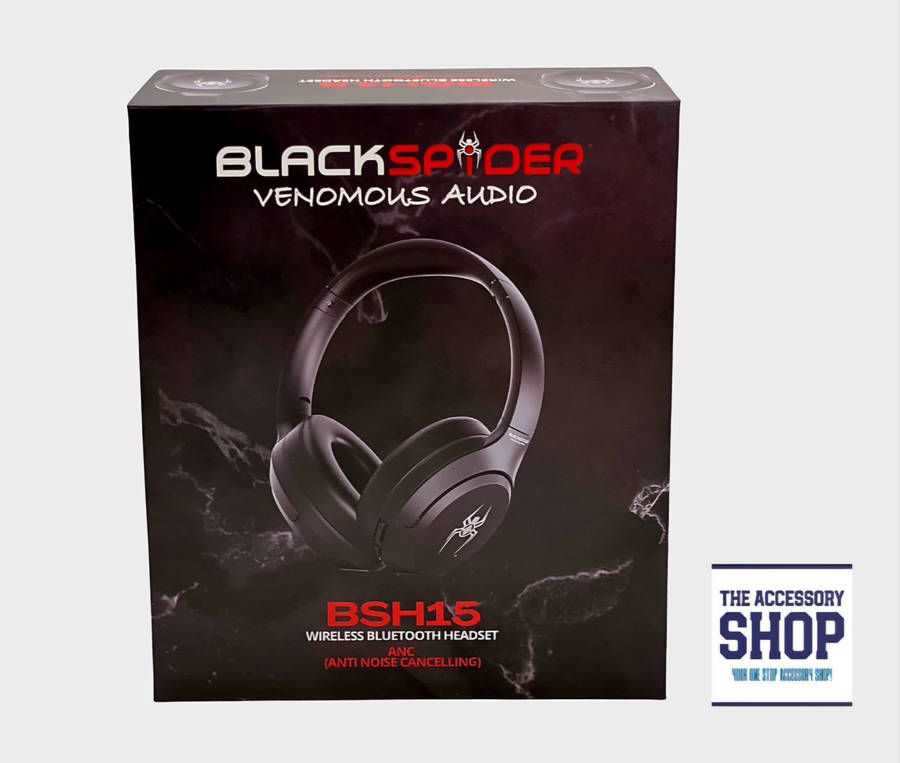 Headphones Blackspider BSH15 ANC Active Noise Cancelling Bluetooth