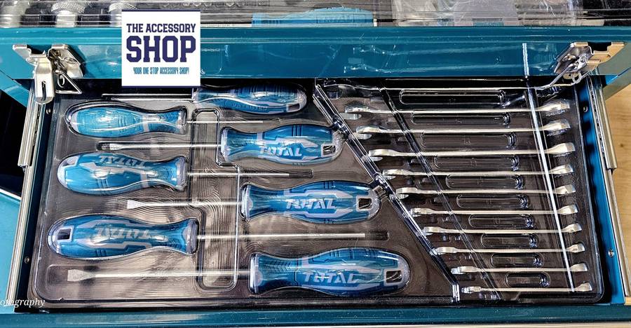 Tool Chest Set 97 pcs Total Tools THPTCS70971