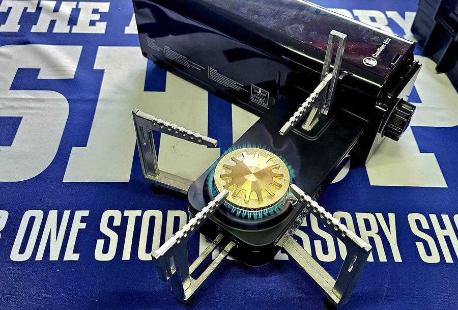Stove Single Burner Gas Fold Up Canister camping stove - Alva
