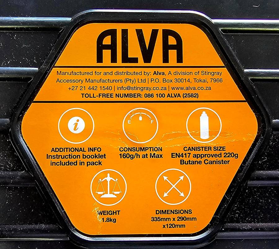 Stove Single Burner Gas Fold Up Canister camping stove - Alva