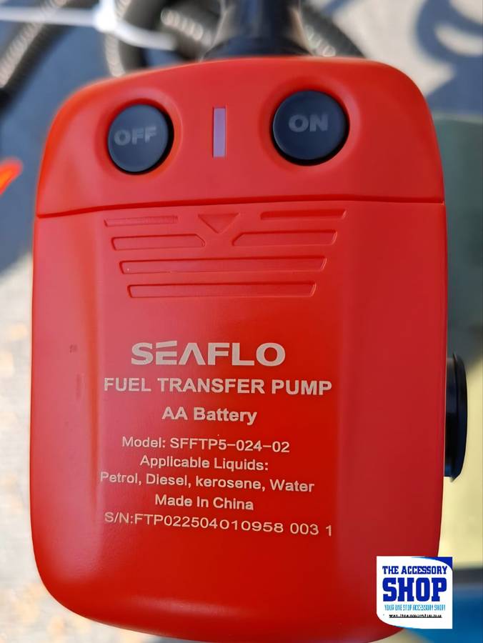 Transfer Battery Powered Pump series, Oil, Fuel, Water Seaflo