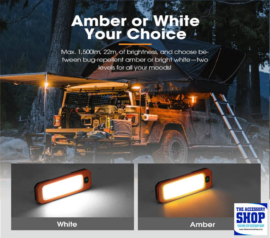 LED Telescopic Light Portable Lithium Tripod Lamp Camping Rechargeable San Hima