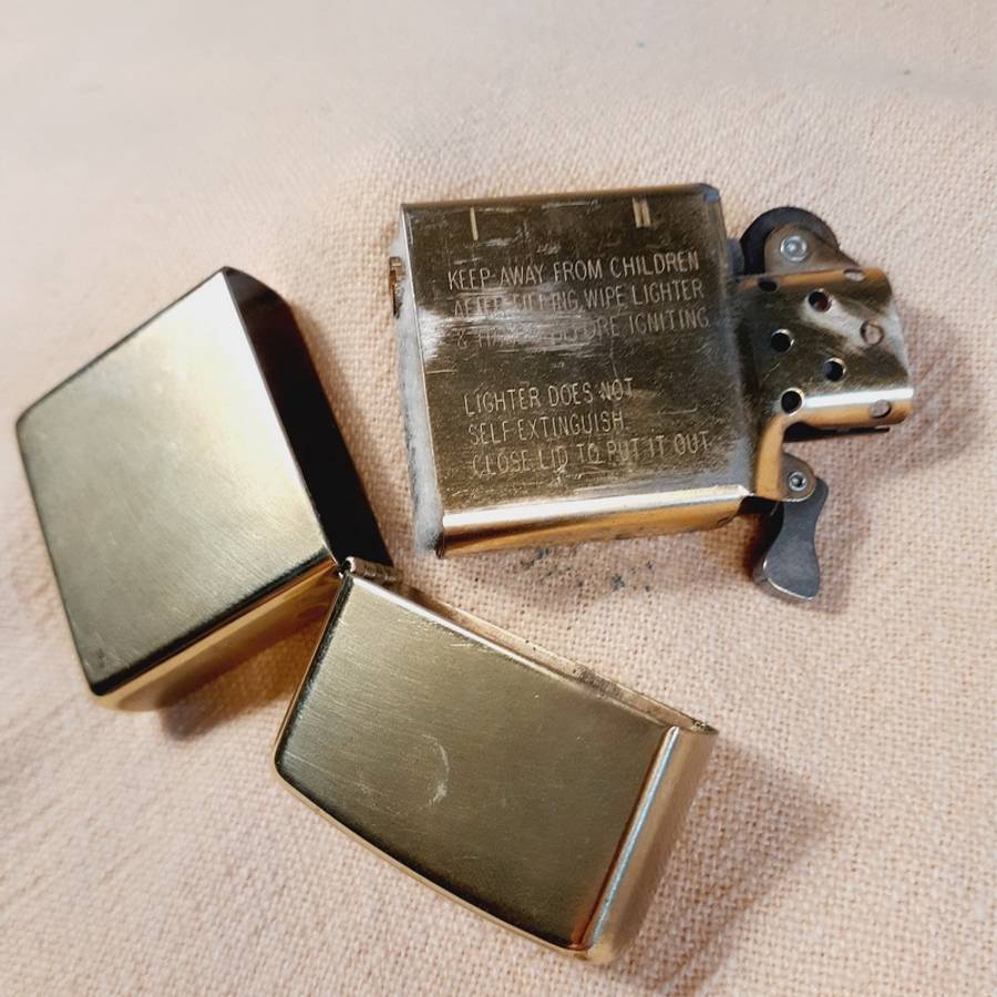 1999 Zippo Slim Cigarette Lighter- Engraved Navy Carrier USS John F Kennedy