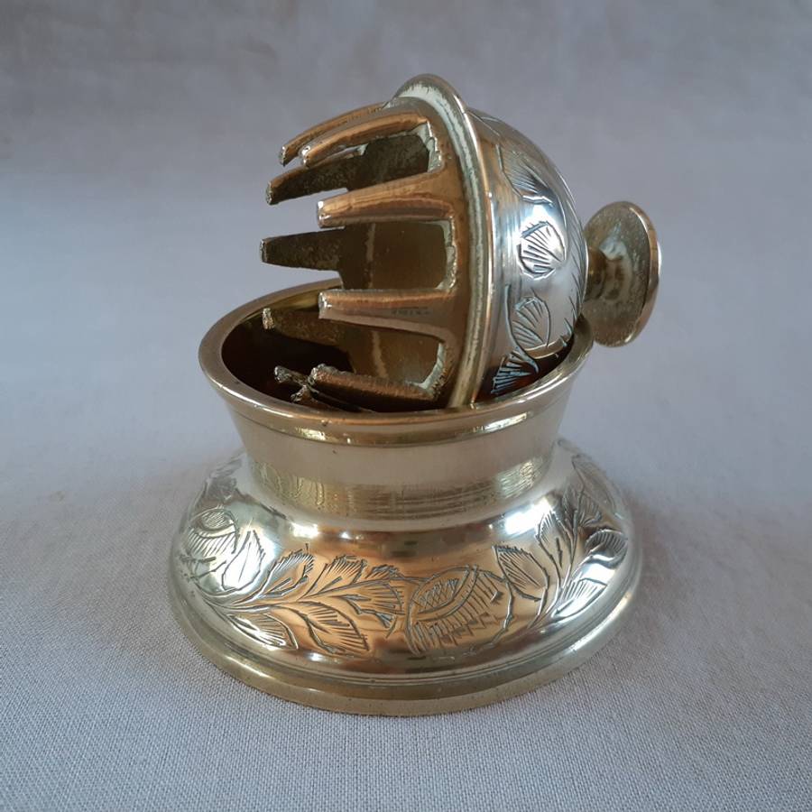 Indian Brass temple elephant bell small approx 7 cms base and height