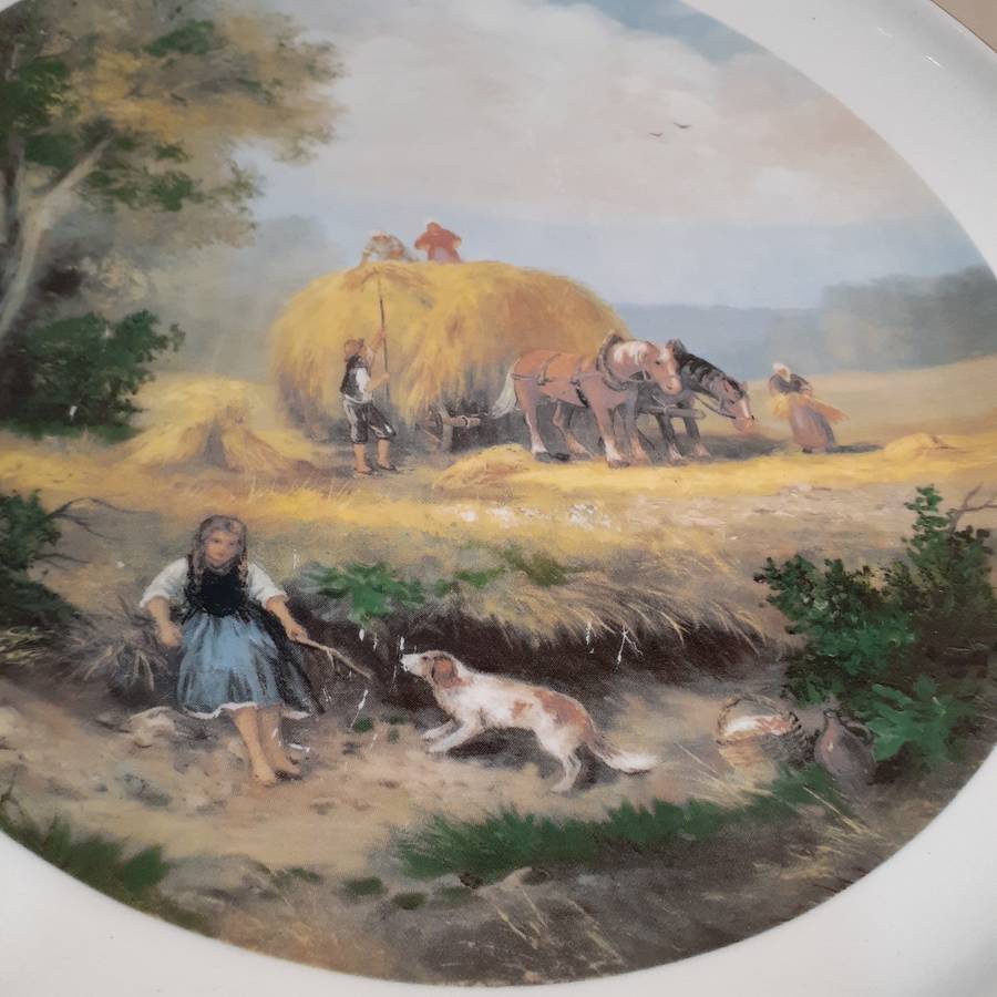 SA Ceramics - Constantia Plate 23cm Farm Artwork series