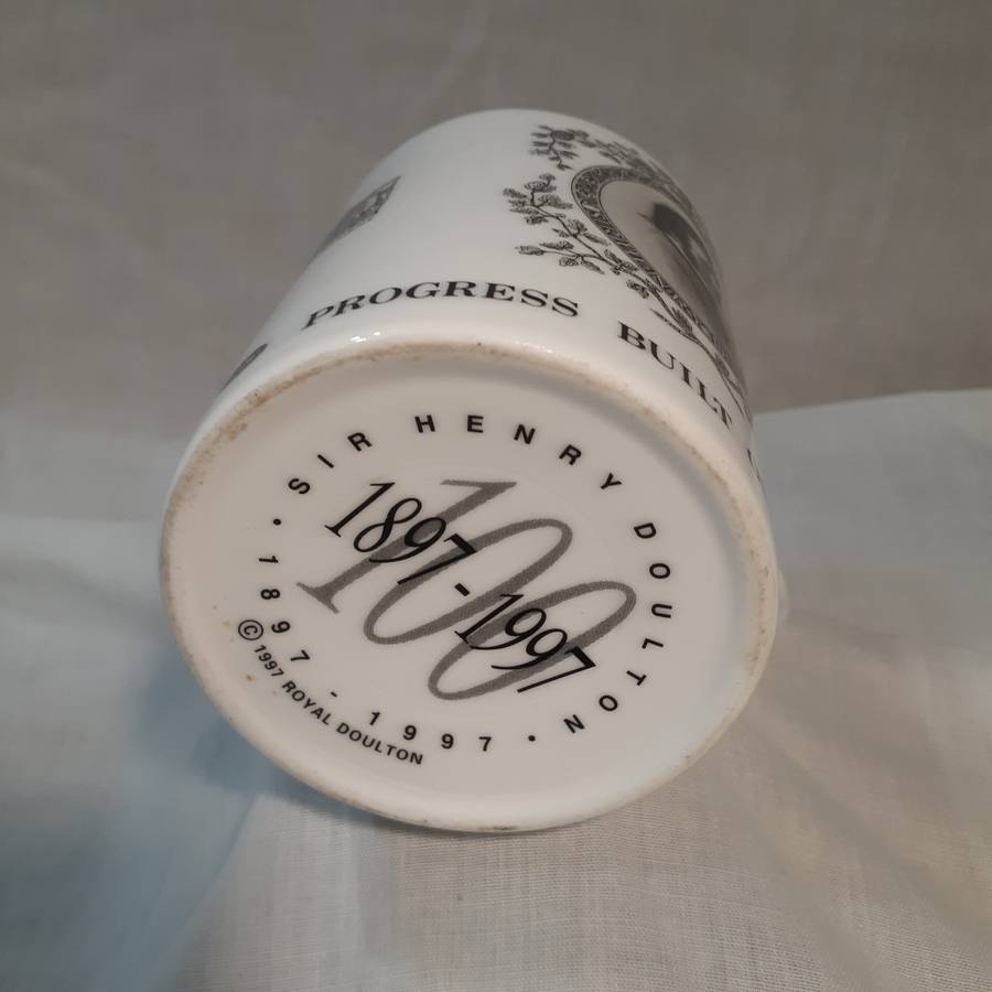 Royal Doulton centenary mug  1987 - 1997