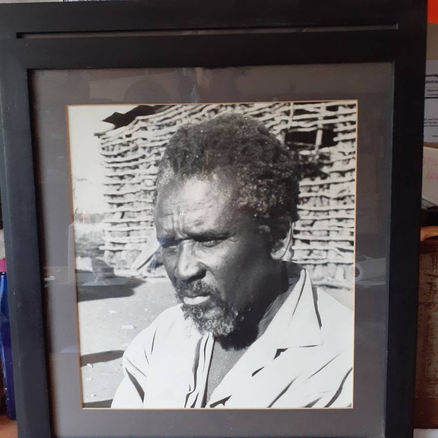 Vintage Zulu Studies - Black and white photographs - 4 framed 58 x 53 cms Silver bromide original...