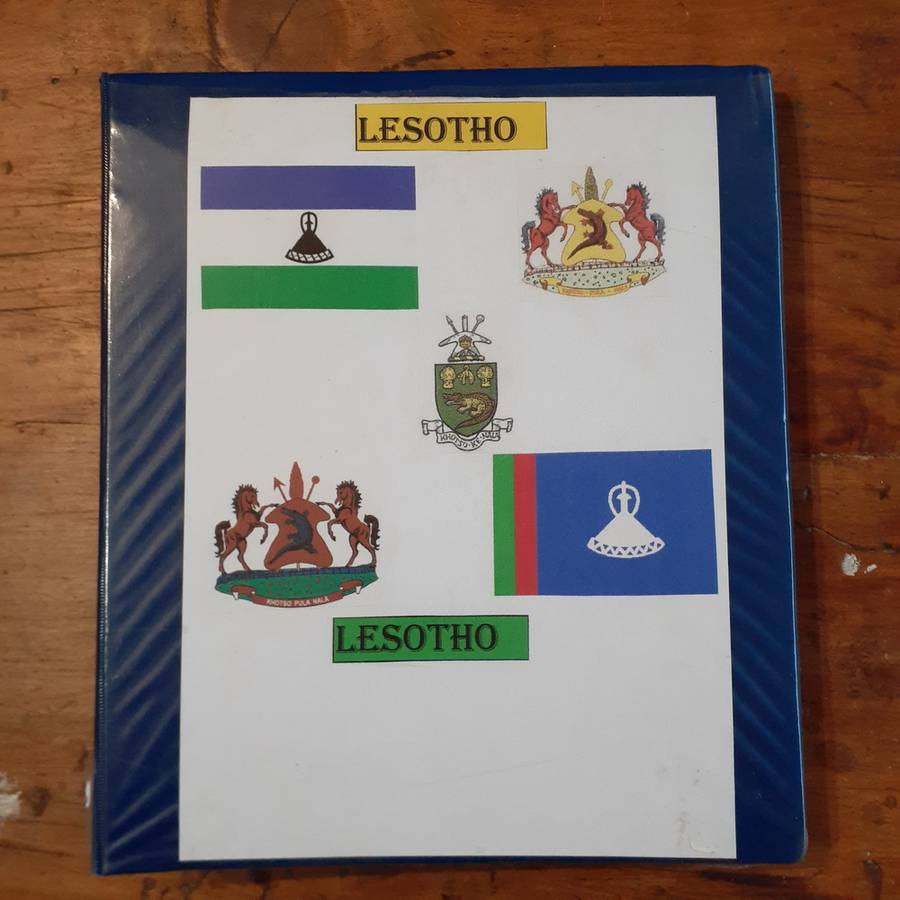 Lesotho Stamp album - 36 pages - fantastic definative collection clean stamped and unstamped