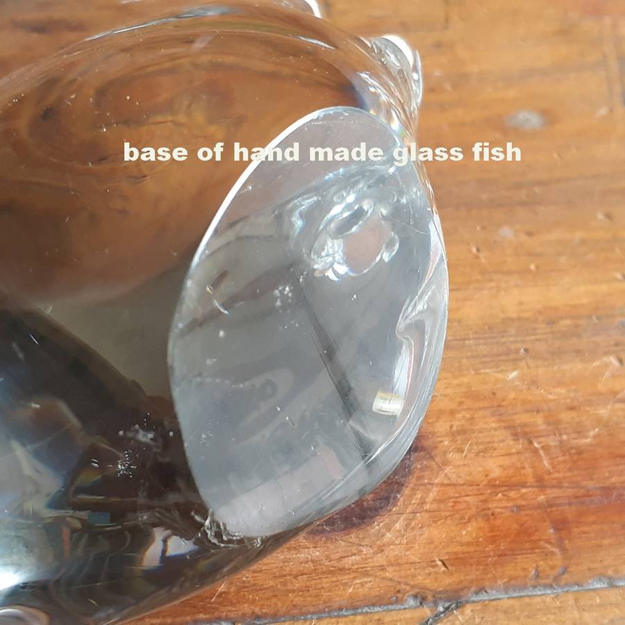 Clear Glass handmade fish
