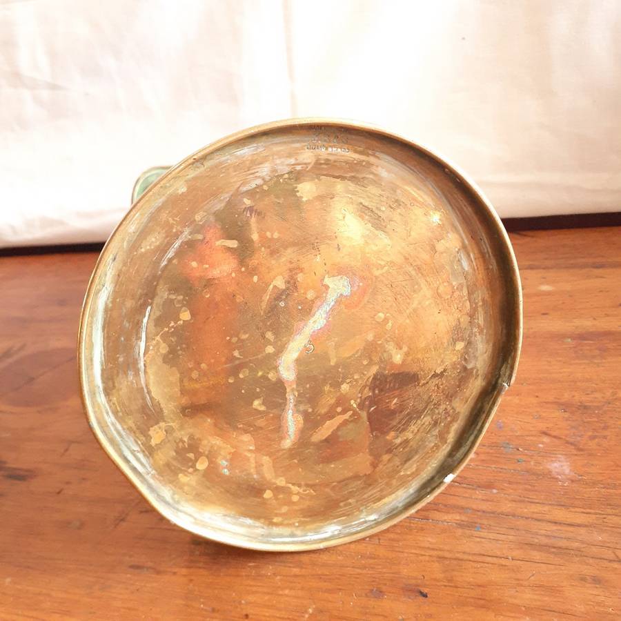 Brass jug Made in England Joseph Sankey and Sons,  vase - water jug  26 cms approx tall