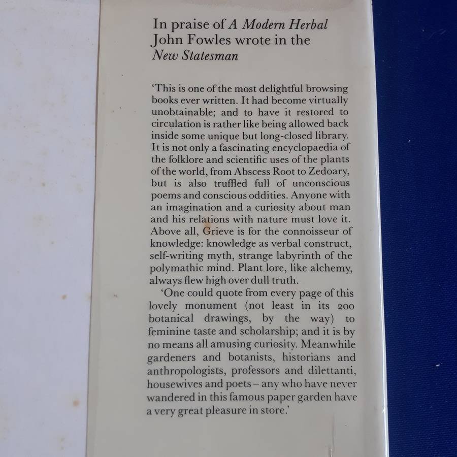 A Modern Herbal: The Medicinal, Culinary, Cosmetic, and Economic Properties etc