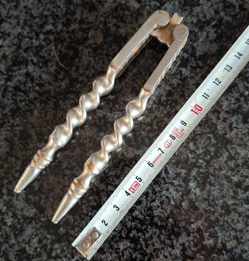 Antique nut cracker - silver plated - victorian