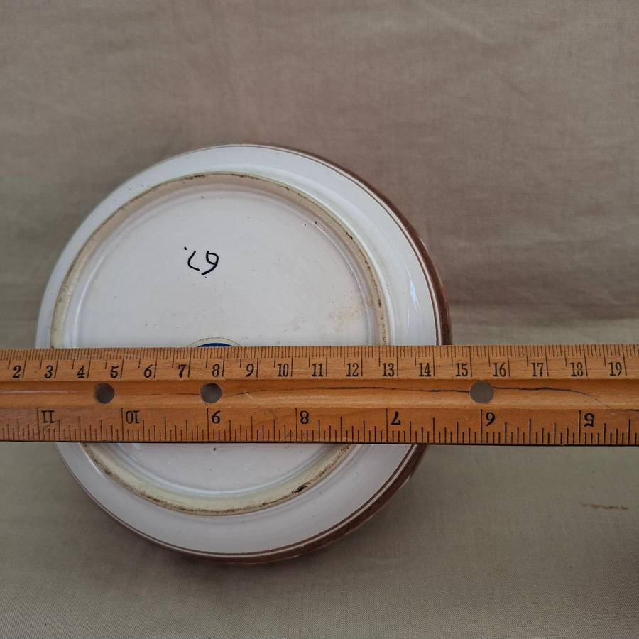 SA Pottery- The Old Jar Benoni pottery bowl with lid hand painted