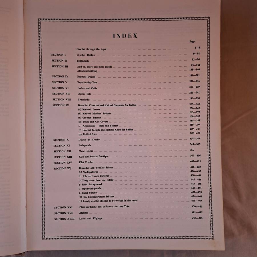 Crochet and fine knitting E E Visser Plus 2 folded double sided A0 cross stitch patterns 520 pages