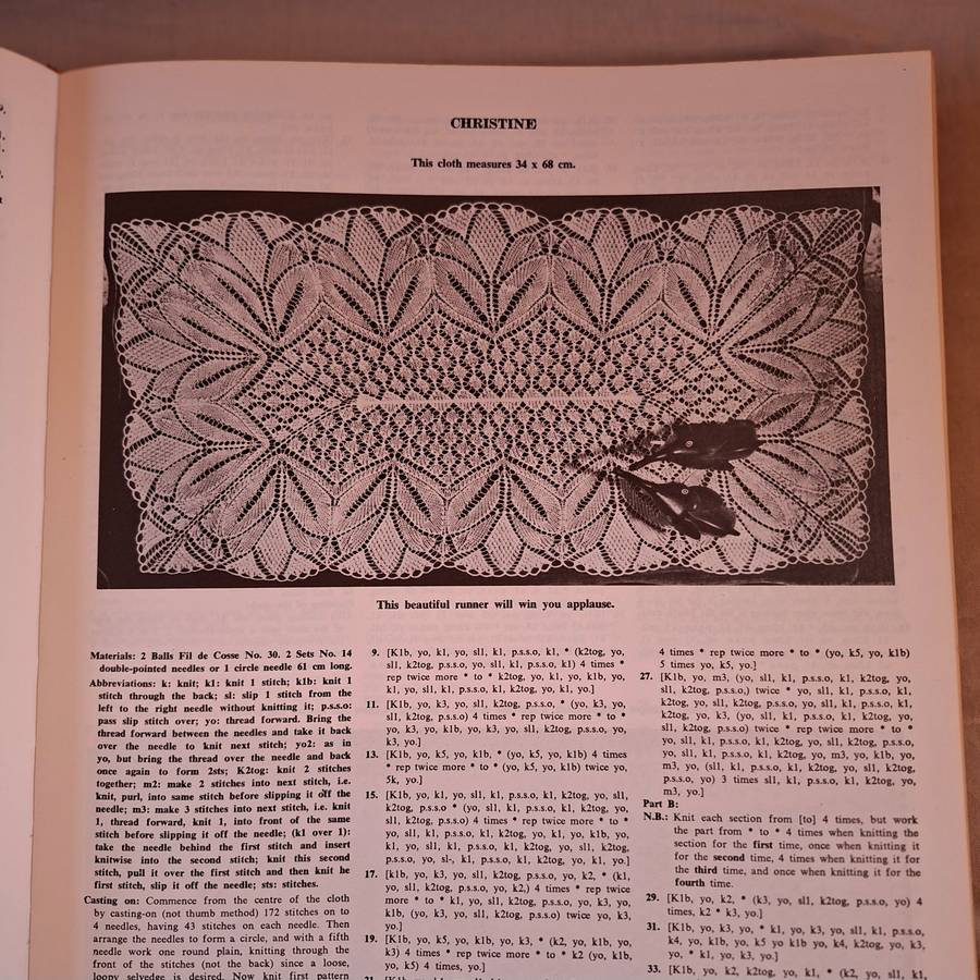 Crochet and fine knitting E E Visser Plus 2 folded double sided A0 cross stitch patterns 520 pages
