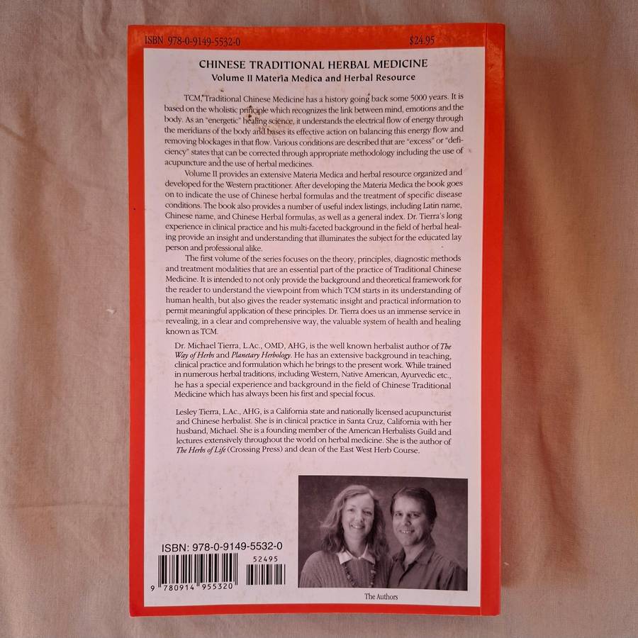 Chinese Traditional Herbal Medicine Vol 11   Materia Medica and Herbal Resource  M and L Tierra