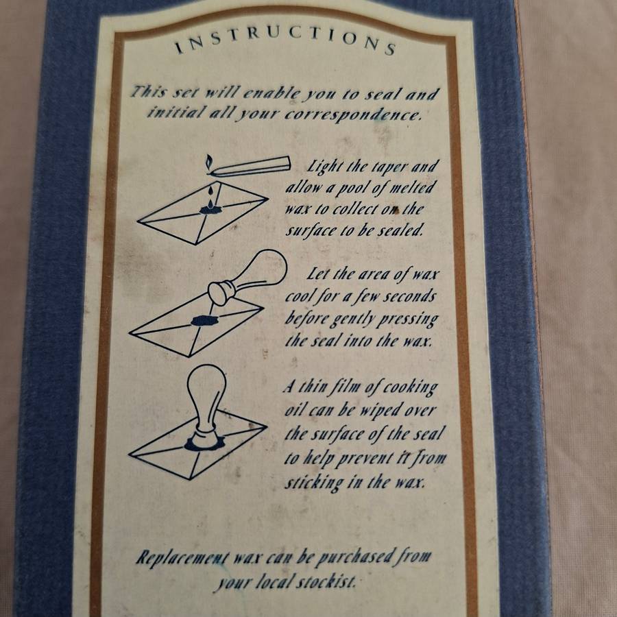 Brass Letter Sealing set with a J