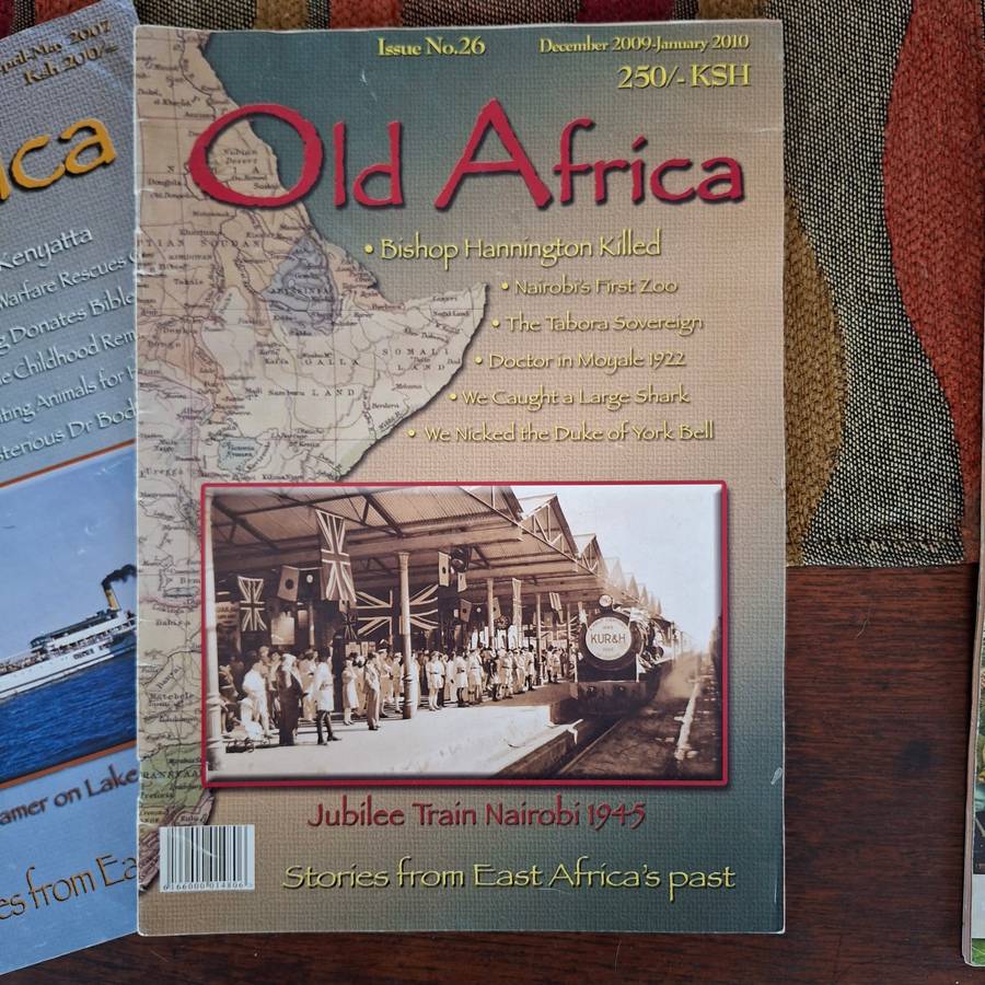 3 Old Africa Magazines Stories from East Africa's Past - Printed in Kenya  issues 10 26 and 40