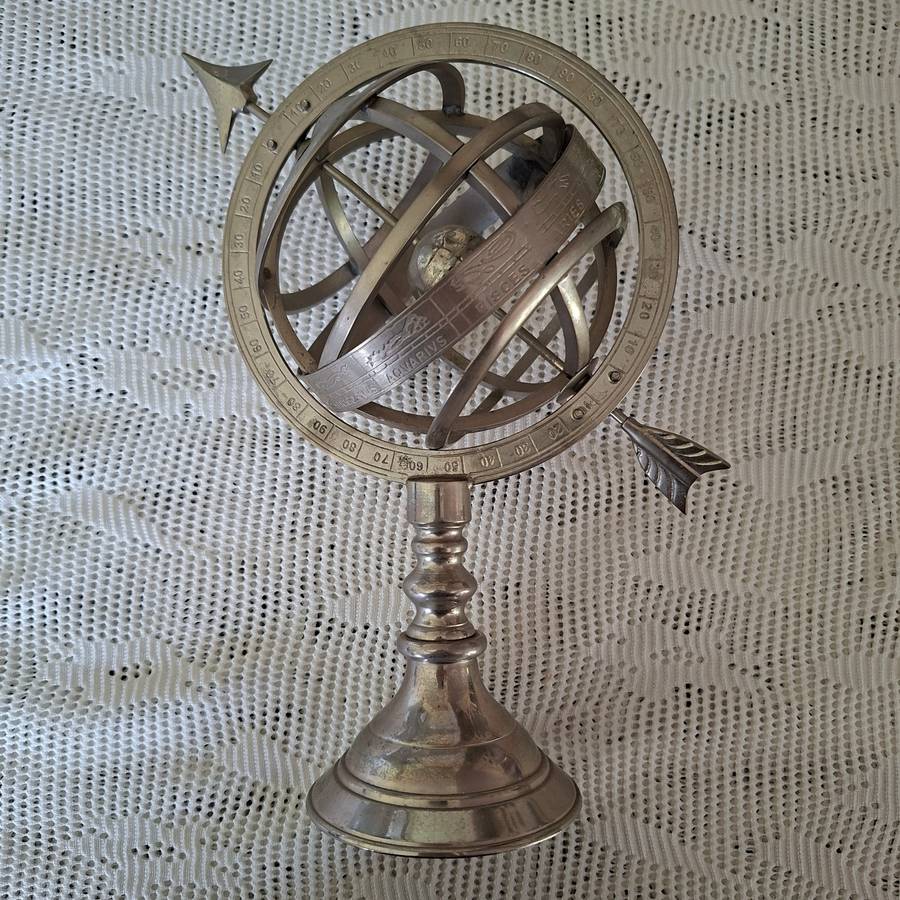 Armilliary Sphere - Astronomy Astrology - Star and planet tracking sphere