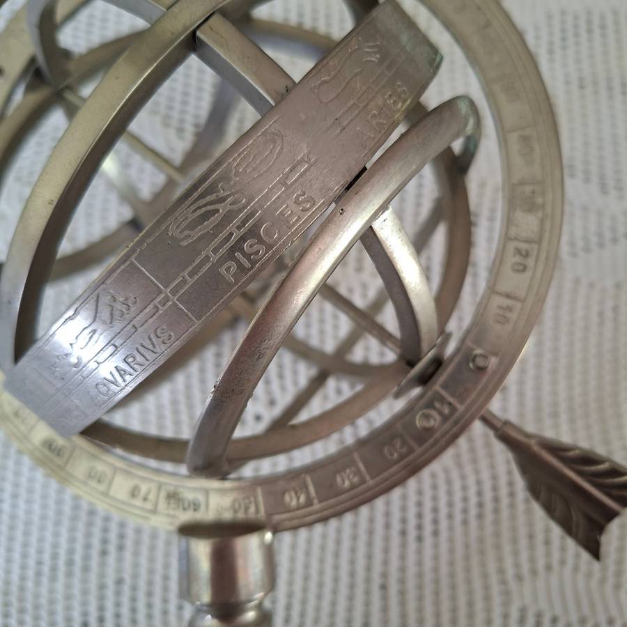 Armilliary Sphere - Astronomy Astrology - Star and planet tracking sphere