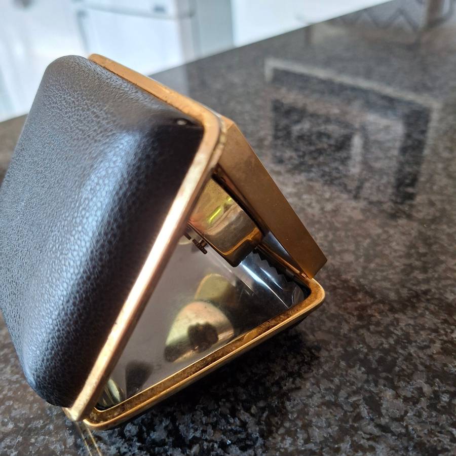 Travelling Alarm Clock - Day Date 2 Jewels Rythm Japan