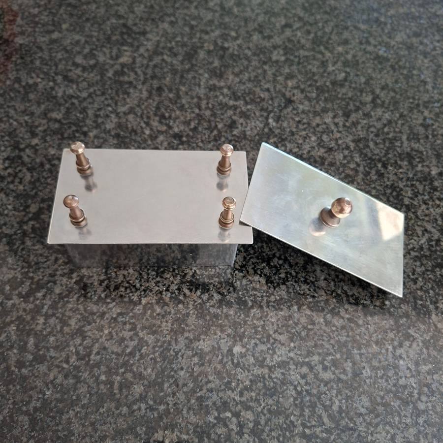 Stainless Steel jewelry trinket box