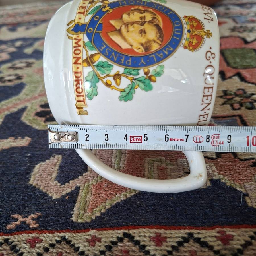 Coronation Mug 1937 George V1 and Queen Elizabeth