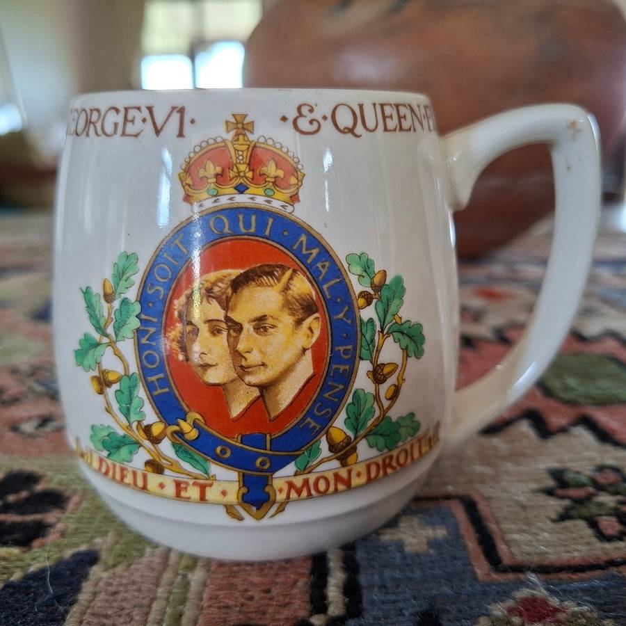 Coronation Mug 1937 George V1 and Queen Elizabeth