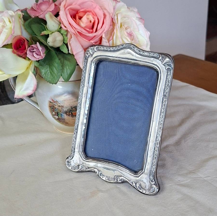 Silver photo frame - hallmarked