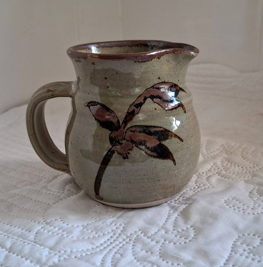 SA studio pottery milk jug 11 cms tall