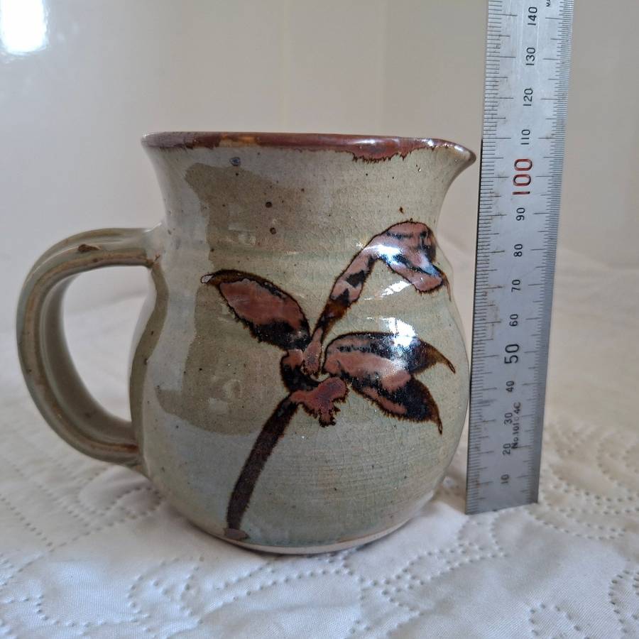 SA studio pottery milk jug 11 cms tall