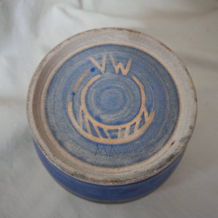 SA Studio Ceramics - V W - lidded jar