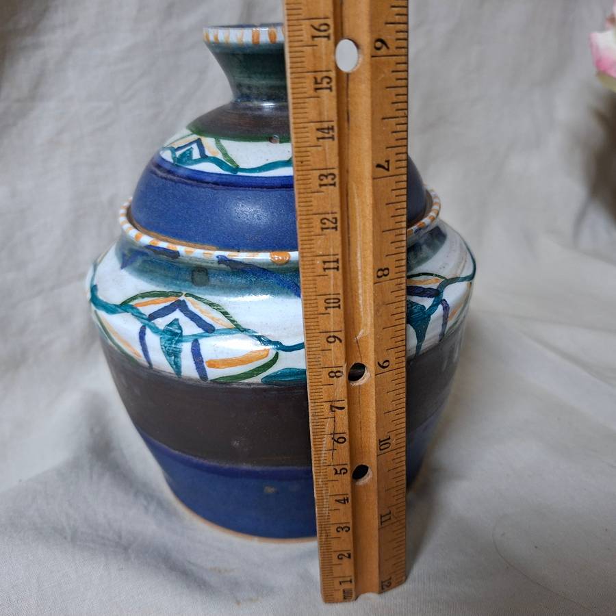 SA Studio Ceramics - V W - lidded jar