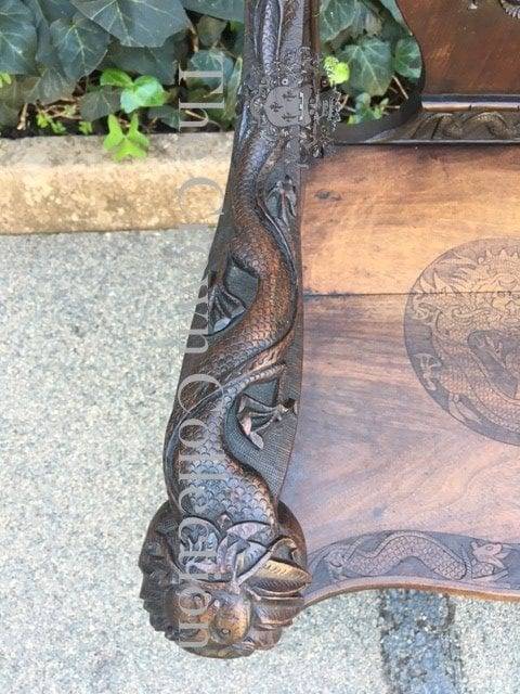 19th Century Chinese Export Elmwood Armchair