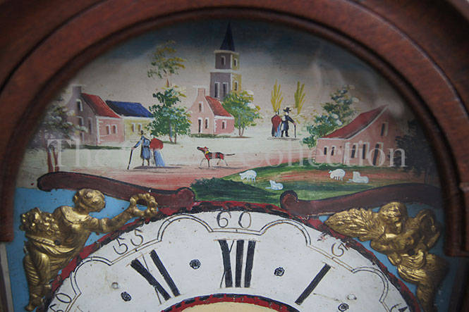 Dutch Oak Staartklok circa 1820