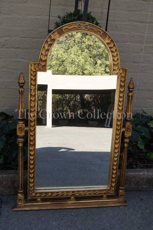 Gilded Arch Top Mirror