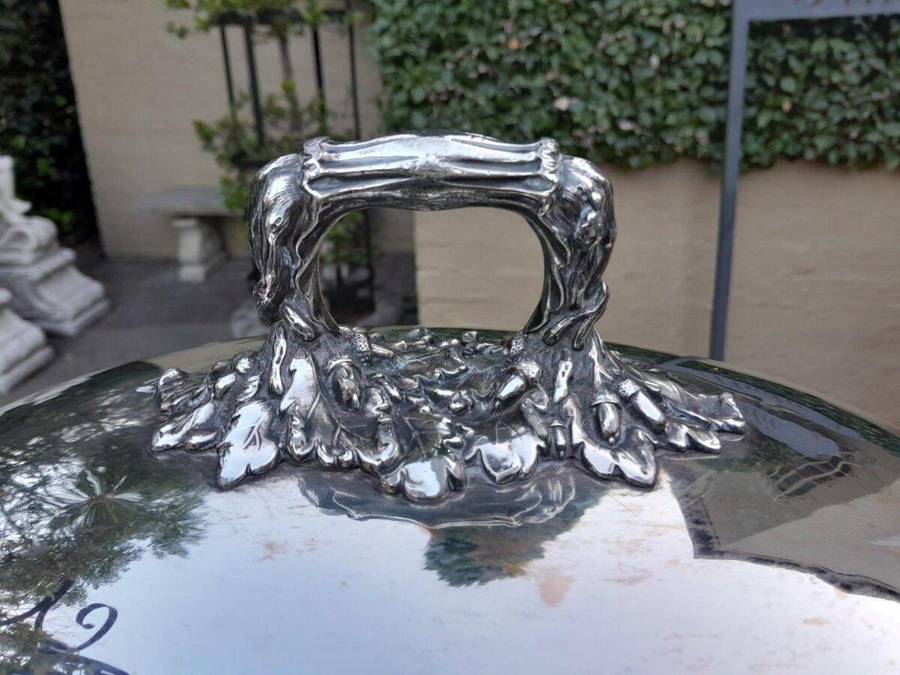 A 19th / 20th century Victorian Silver-plate Food Dome