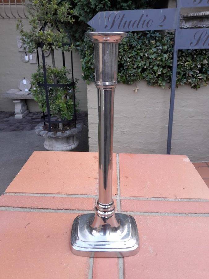 An Antique 20th Century Pair Of EPNS Candle Holders