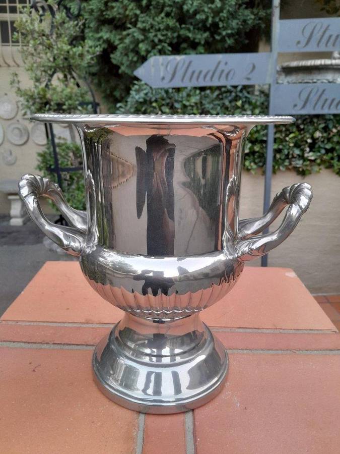A Pair Of Silver Plate Champagne/Wine Buckets