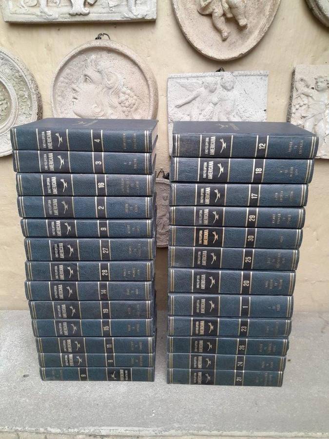 A 19th Century Set Of 25 Britannica Americana Encyclopaedia International Edition