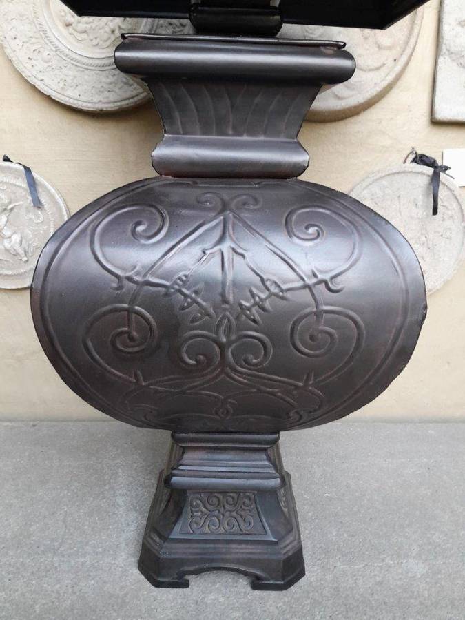 A 20th Century Pair Of Metal Table Lamps