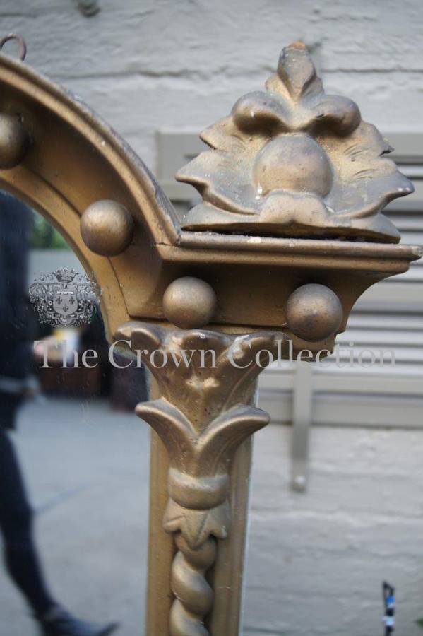 Gold Over Mantle Mirror