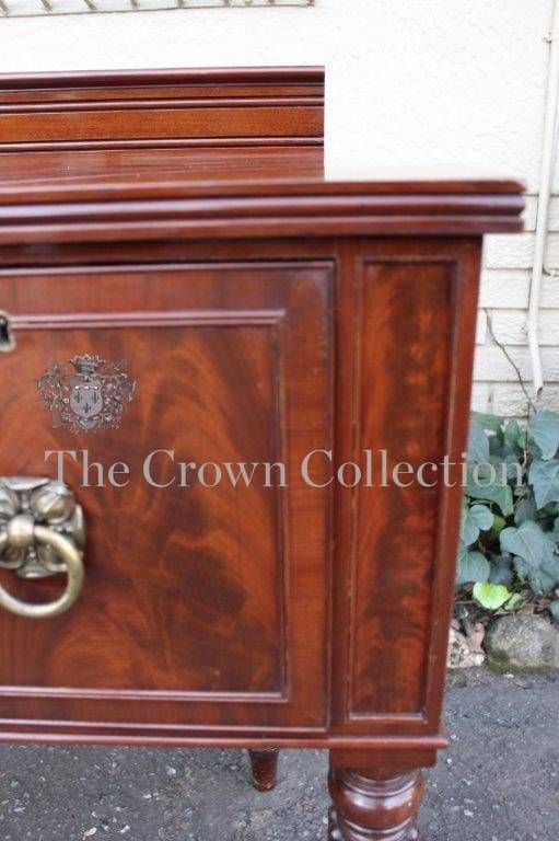 19th Century George III Mahogany Breakfront Sideboard