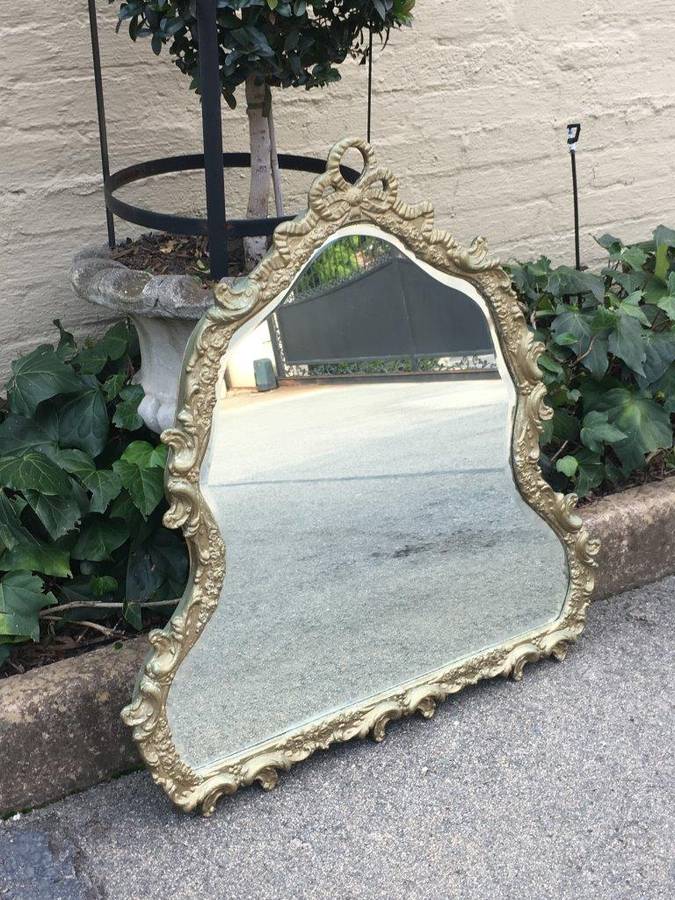 Vintage Gilt Framed Bevelled Mirror