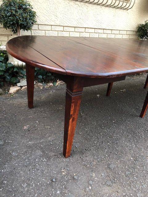 A Solid Hardwood / Cypress Dropside Extension Dining Table  (14 Seater)