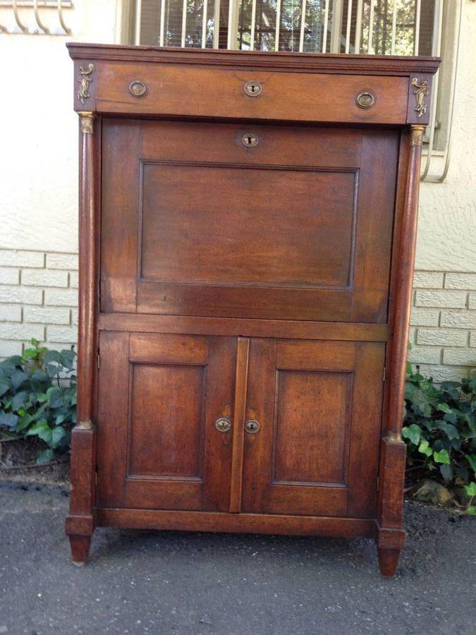 Mahogany Secretaire à Abattant, circa 1880s