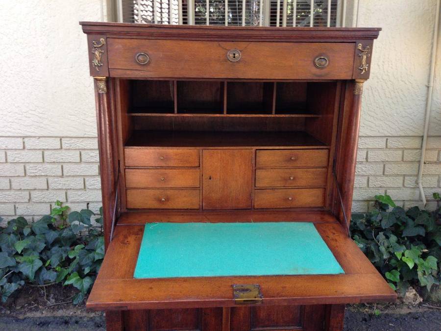 Mahogany Secretaire à Abattant, circa 1880s