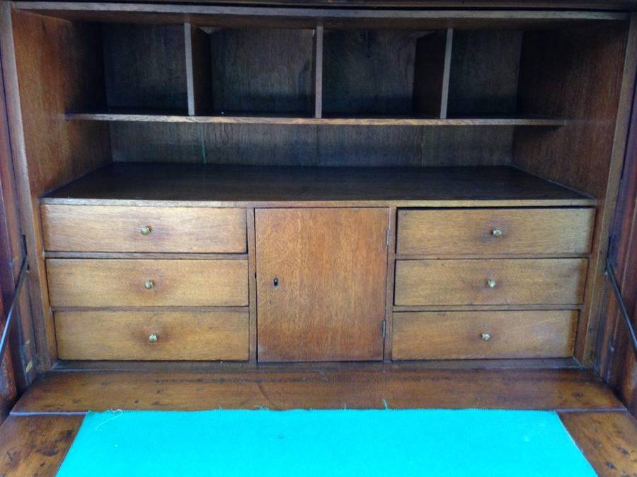 Mahogany Secretaire à Abattant, circa 1880s