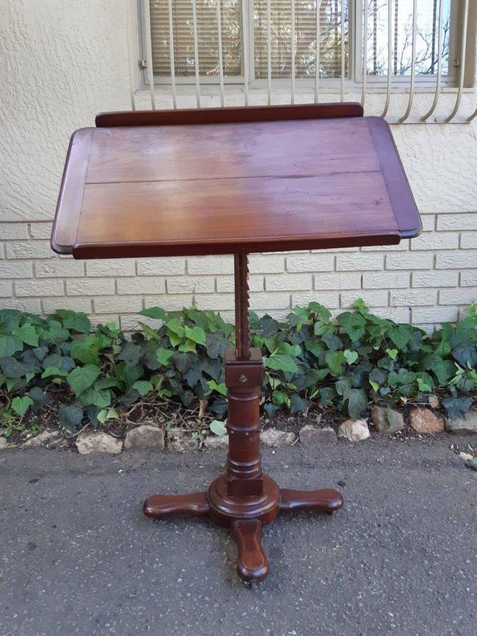 Victorian Mahogny Reading / Music Stand, Carters Ltd
